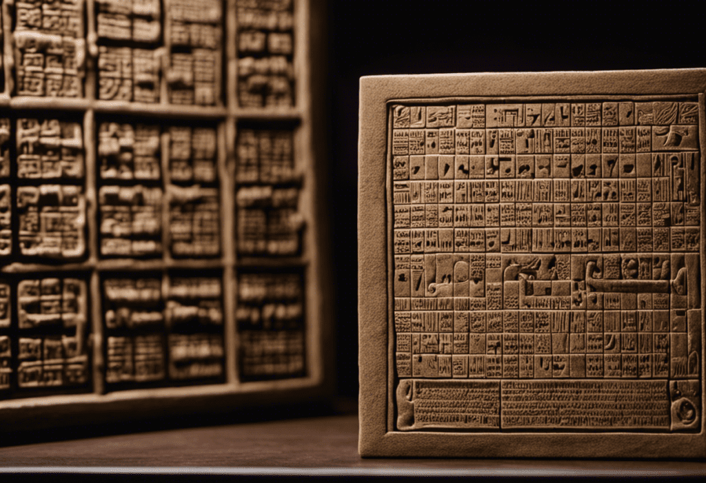An image that juxtaposes a clay tablet etched with cuneiform symbols, representing the ancient Babylonian calendar, with a modern wall calendar featuring the Gregorian months and dates, highlighting the contrasting historical and cultural significance