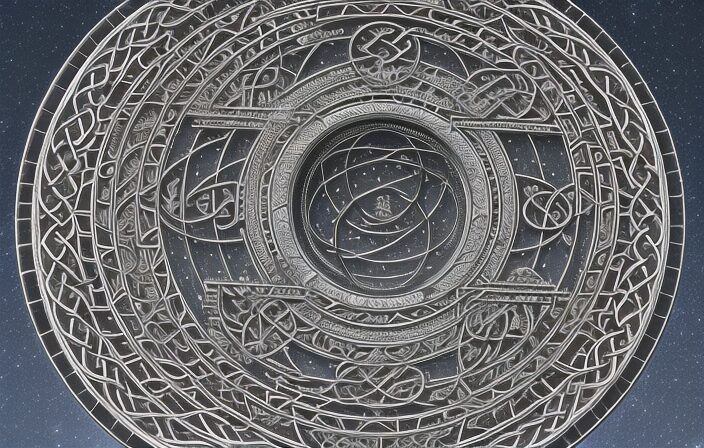 An image showcasing the intricate connections between the Celtic calendar and astronomy