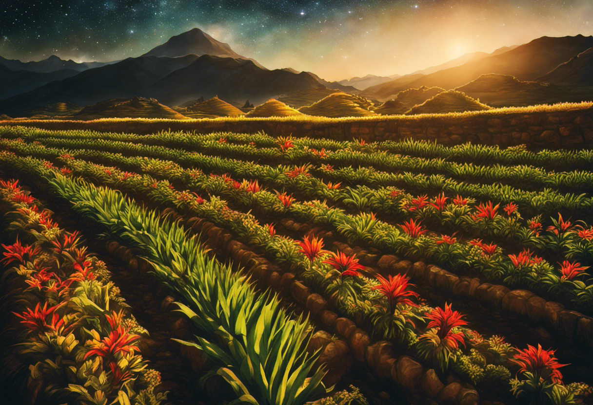 An image capturing the essence of the Inca calendar's influence on planting seasons