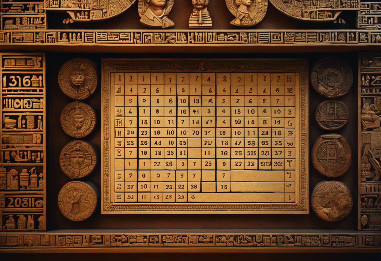 An image showcasing the Babylonian calendar alongside other ancient calendars like the Egyptian, Mayan, and Chinese