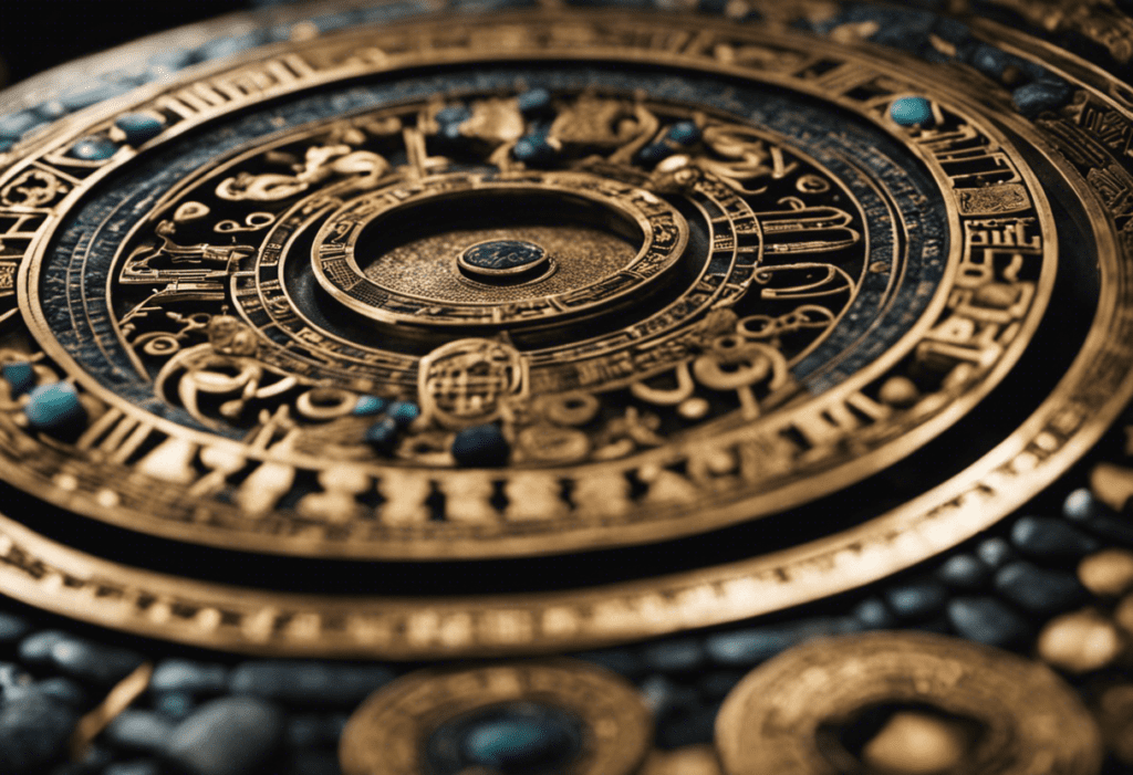 An image showcasing the intricate craftsmanship of ancient Inca calendar relics
