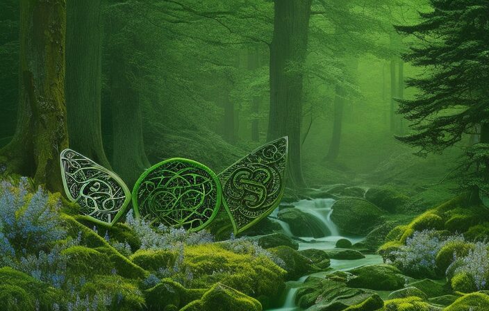 An image capturing the essence of the Celtic Calendar and Environmental Conservation