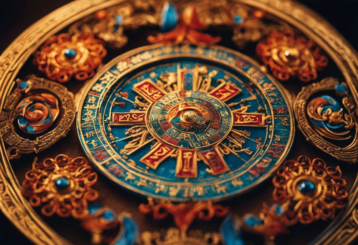 An image showcasing the intricate design of the Zoroastrian calendar, highlighting its unique Leap Year system