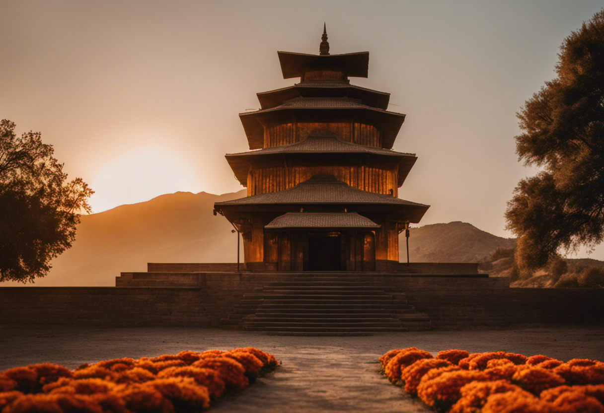 An image capturing the essence of modern fire temples as guardians of Zoroastrian heritage