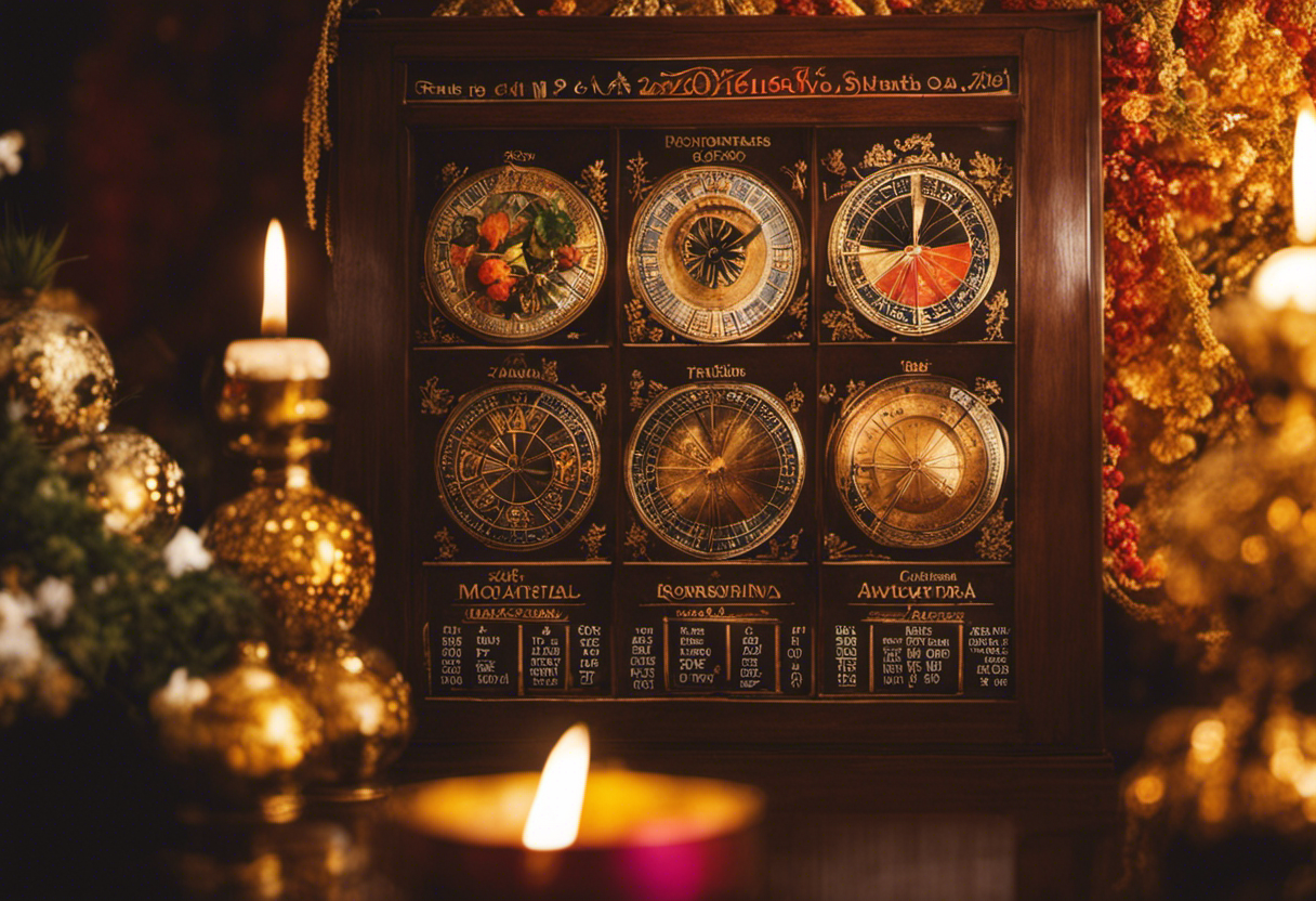 An image showcasing the twelve months of the Zoroastrian calendar