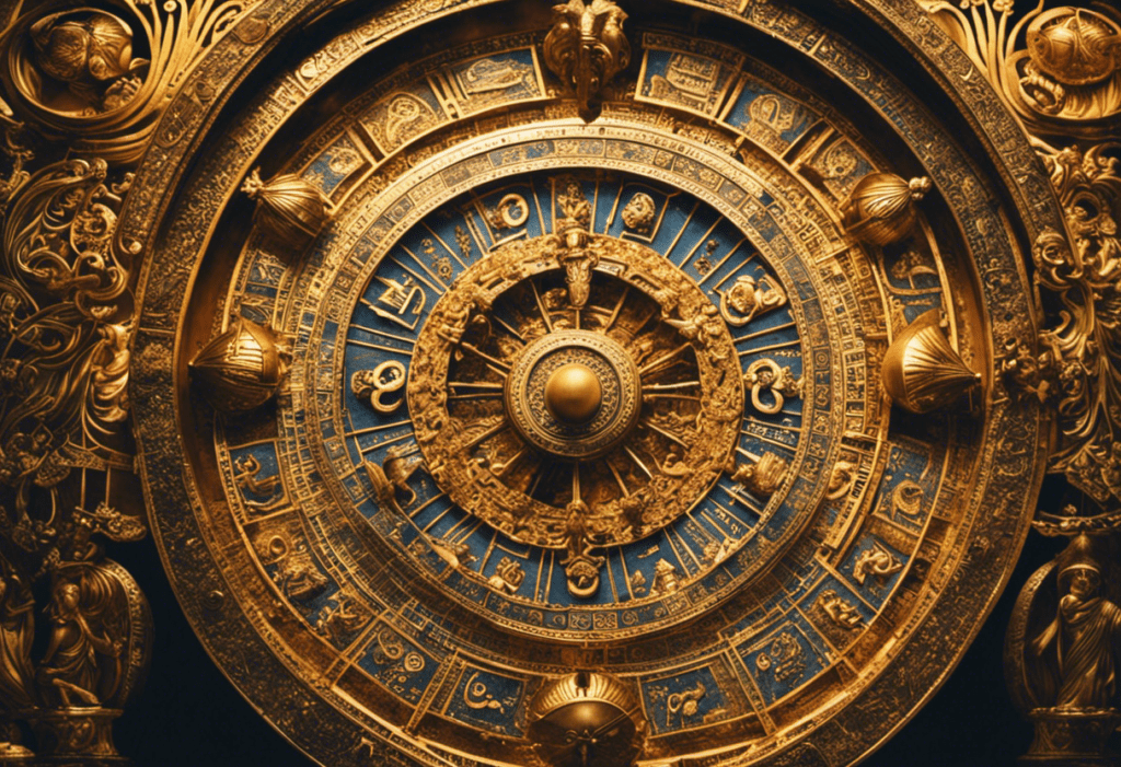 An image showcasing the intricate structure of the Zoroastrian calendar