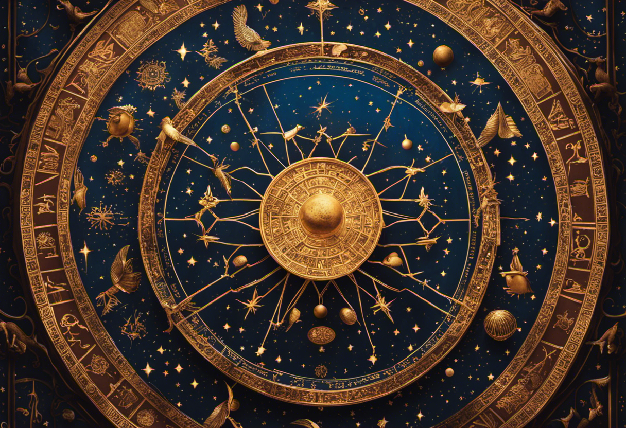 An image showcasing the celestial beauty of the Zoroastrian Calendar's origins