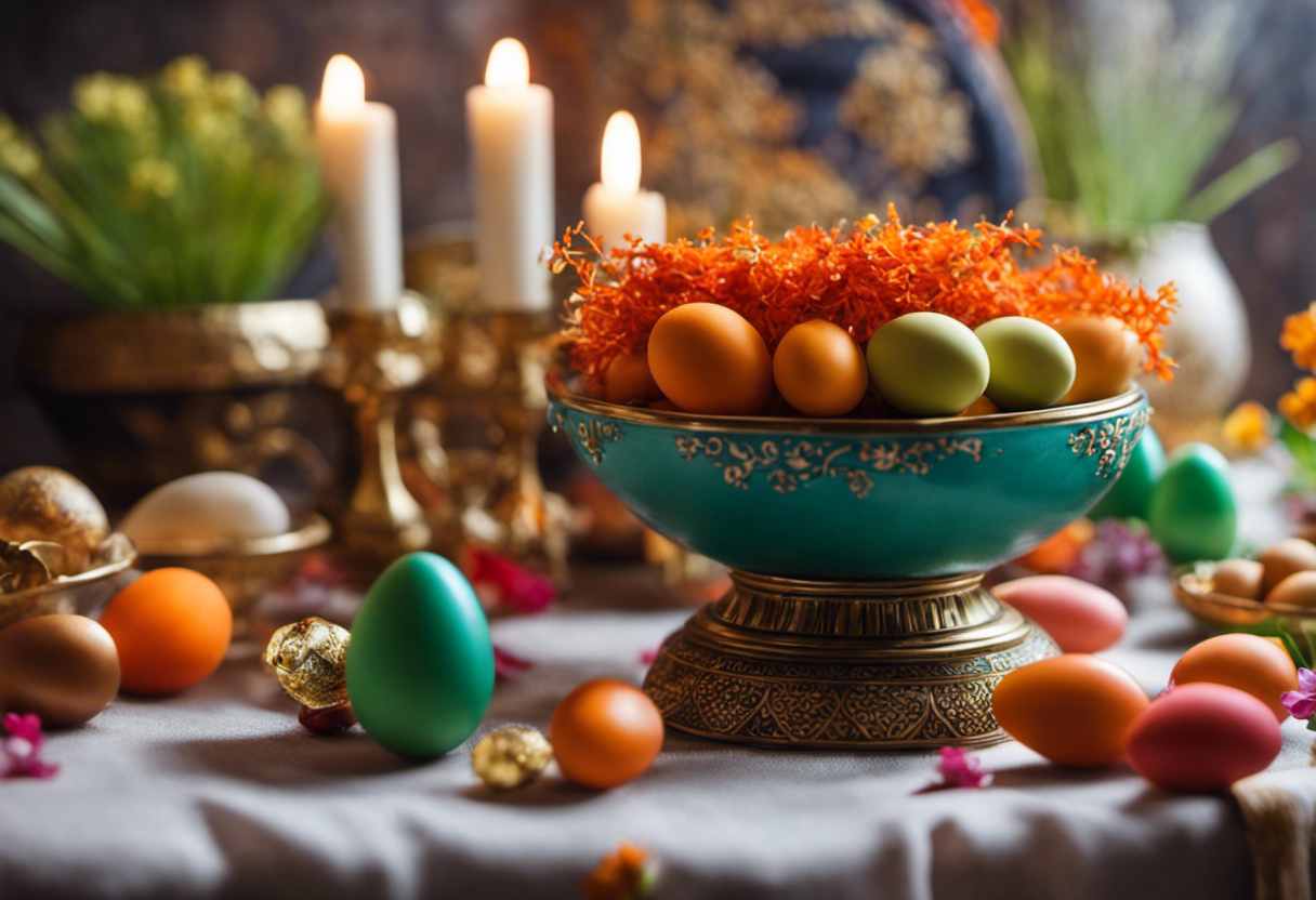 An image capturing the essence of Nowruz rituals and ceremonies