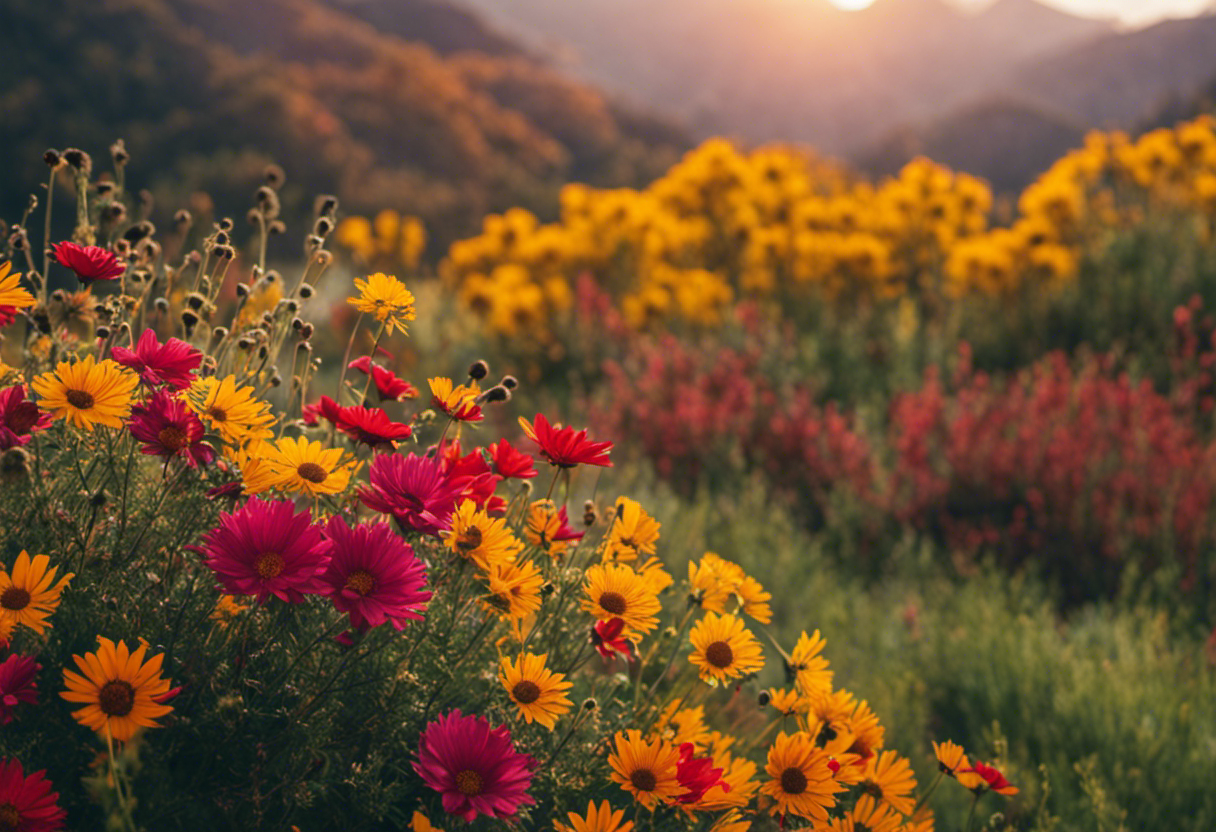 An image showcasing the Traditional Cherokee Months, capturing the essence of each month's significance through vibrant colors and symbolic elements such as blooming wildflowers, migrating birds, falling leaves, and changing landscapes