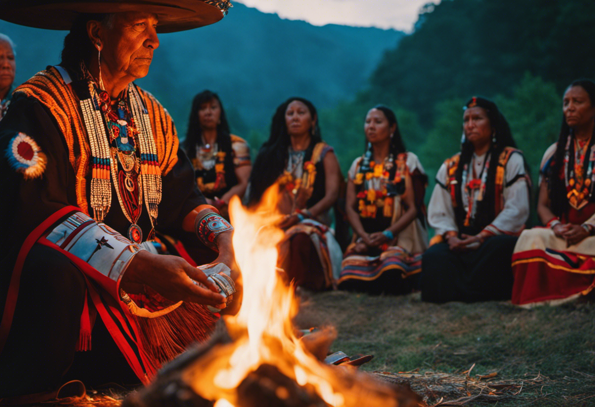 An image capturing the essence of the Cherokee Calendar's role in healing and resilience