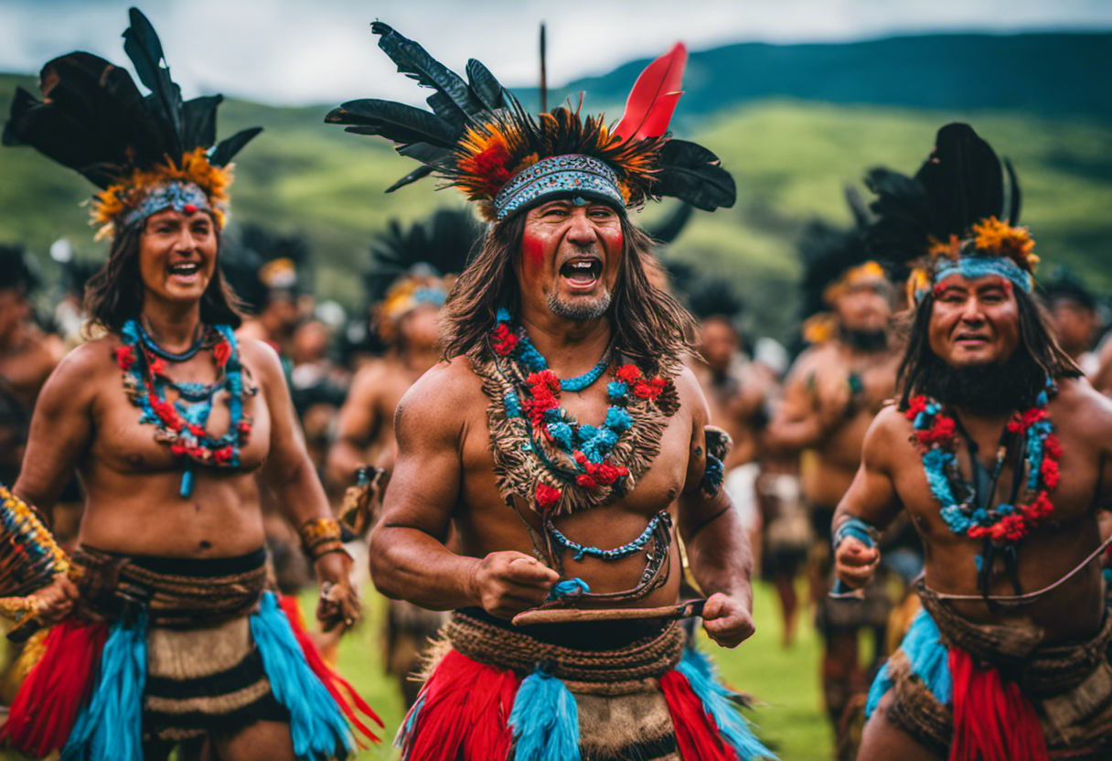 An image showcasing the vibrant Tapati Festival of Rapa Nui