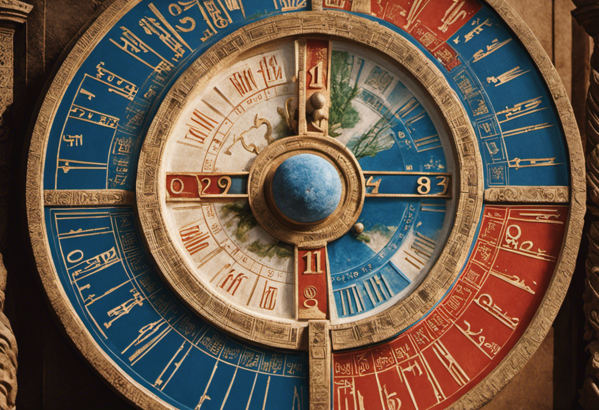 An image showcasing the ancient Greek calendar system