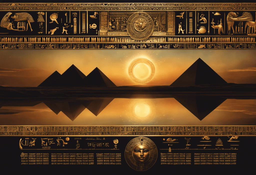 An image capturing the essence of the ancient Egyptian calendar