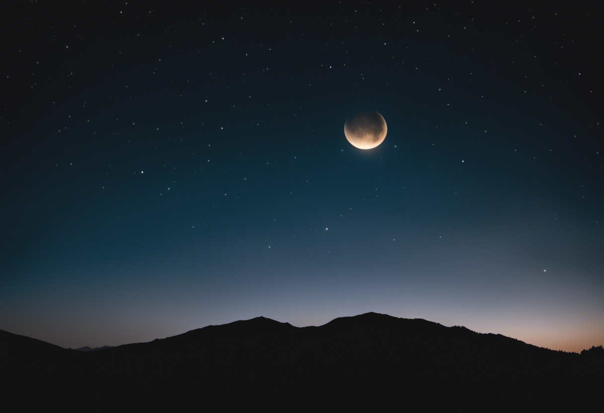 An image showcasing the transition from a lunar to a lunisolar calendar: depict a serene night sky with a crescent moon, gradually transforming into a harmonious blend of moon phases and solar symbols
