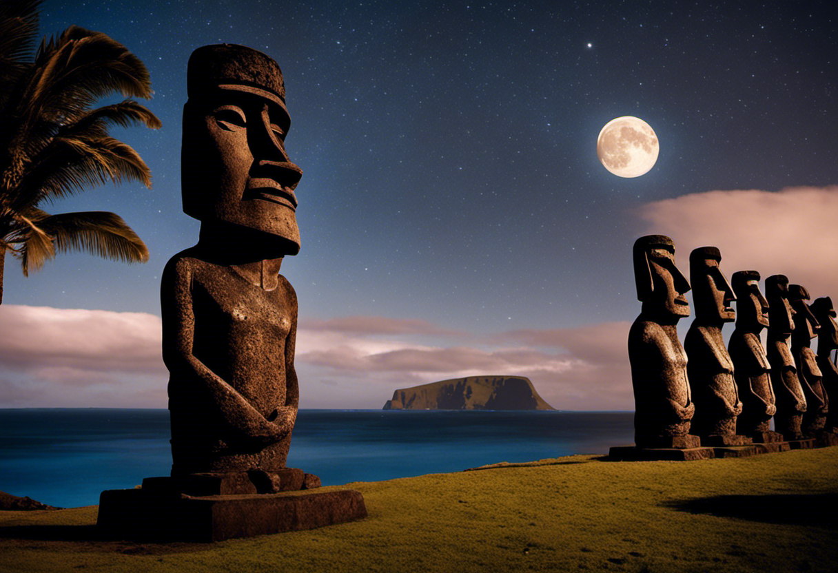 An image showcasing the Rapa Nui calendar's connection to lunar cycles
